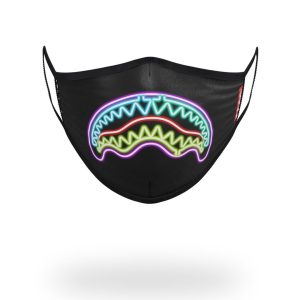 NEON SHARK FORM-FITTING MASK