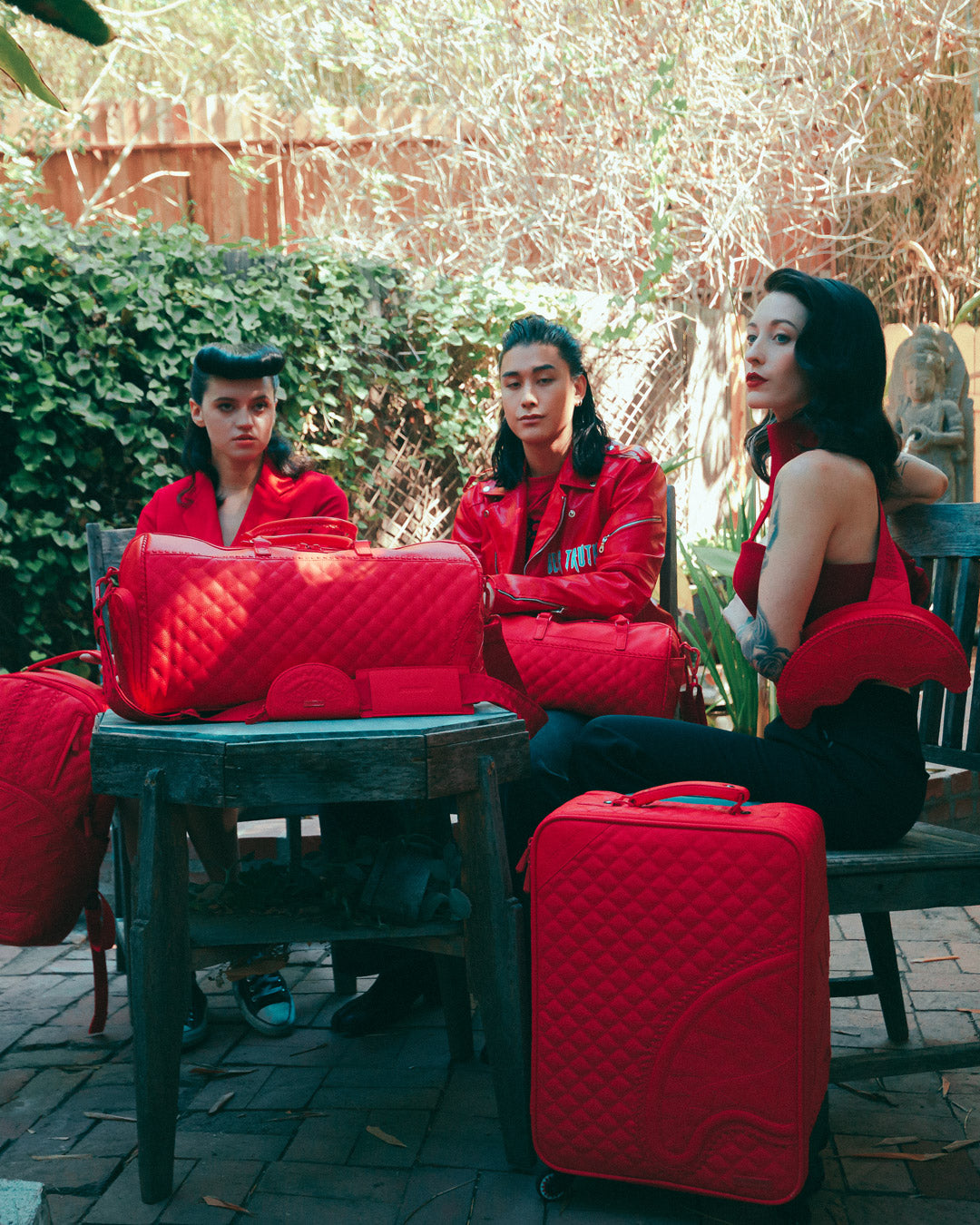 RED RIVIERA SHARKMOUTH CROSSBODY - Image 9