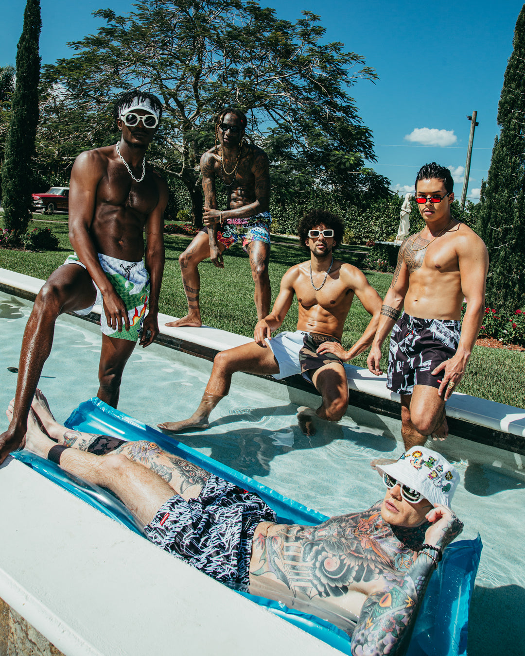 WTF ART SHOTO SWIM TRUNKS - Image 9